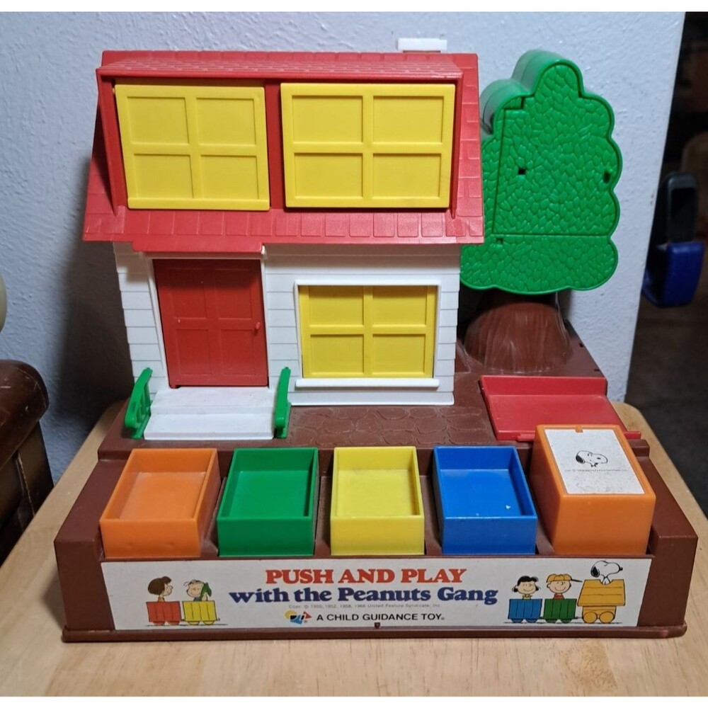 Child Guidance Push & Play Peanuts Gang NO TOYS
